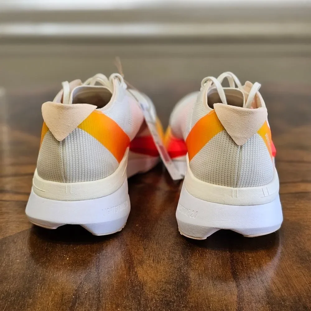 Adidas Boston 12 Women's Running Shoes Size 8.5 Beige Orange Lightstrike Pro New